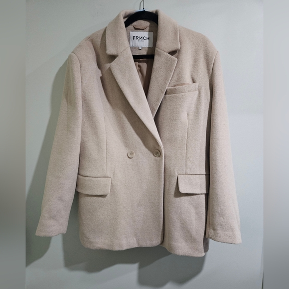 FRNCH Paris Oversized Blazer Jacket Size Small - Picture 5 of 8